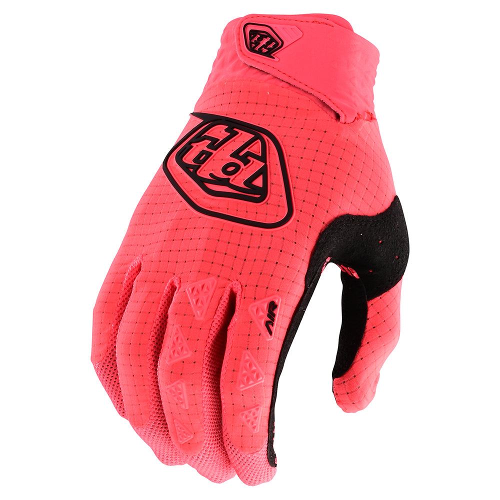 Troy Lee Designs 2025 Youth Air Gloves Solid Glo Red